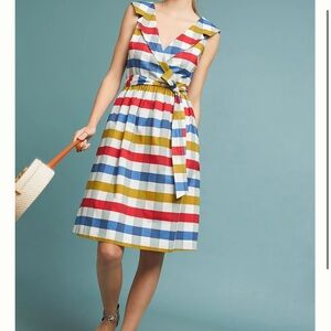 Anthropologie x Maeve cricket club dress